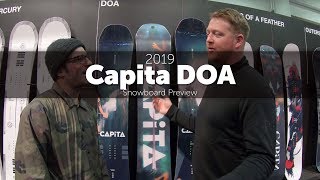 2019 Capita DOA Snowboard  Preview [upl. by Colvin746]