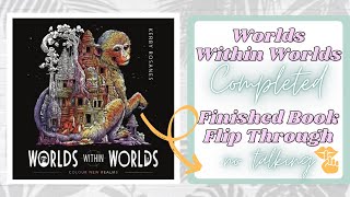 MY COMPLETED BOOK Worlds Within Worlds by Kerby Rosanes flip through  silent [upl. by Macguiness665]