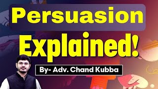 Persuasion  Meaning  Factors Effecting Persuasion  Functions of Persuasion  Attitude Change IAS [upl. by Aihsirt854]