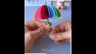 Ultimate Crafty Fun for Kids  DIY Colorful Paper Umbrella amp Fan Ideas [upl. by Conger]