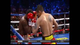 Marcos Maidana Vs Adrien Broner Highlights The Great Beating of Maidana to Broner [upl. by Oibirot]