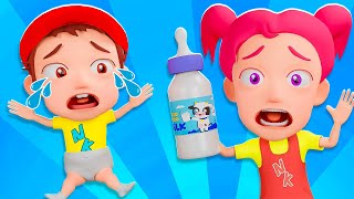 Babys Bottle Feeding Song  More Nursery Rhymes and Kids Songs [upl. by Ecraep377]