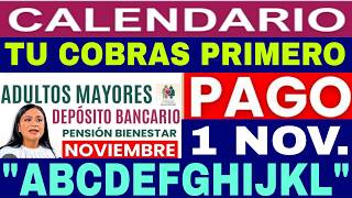 📅 CALENDARIO OFICIAL📆PAGOS ADELANTADOS☝️6000 ADULTOS MAYORES 65 🎉 PENSIÓN BIENESTAR 🎁 [upl. by Elonore]