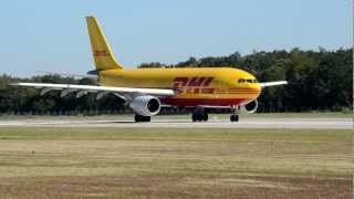 DHL A300 Take off  EuroAirPort Basel [upl. by Yruam643]