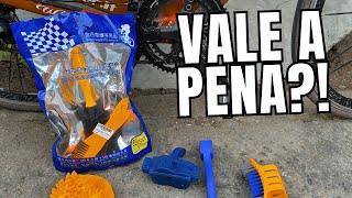 TESTANDO UM KIT DE LIMPEZA DE BIKE DO ALIEXPRESS [upl. by Yrevi]