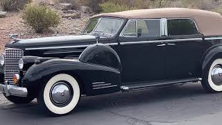 1938 Cadillac Series 90 V16 Convertible Sedan 15000 Original Miles Multiple Award Winner [upl. by Cousins]