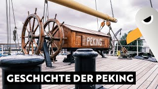 Geschichte der Viermastbark Peking im Deutschen Hafenmuseum  Hamburg Hafen Live History [upl. by Hpotsirhc]