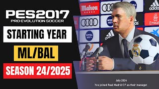 PES 2017  MLBAL Starting Year Season 242025 Compatible With All Patches  Download amp Install [upl. by Worthington]