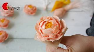 peony buttercream tutorial [upl. by Hawthorn]