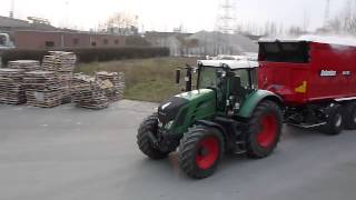 Fendt 824 Vario with new Peecon Columbus 3450 [upl. by Darby884]