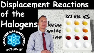 Halogen displacement reactions for GCSE chemistry What is the reactivity trend of the halogens [upl. by Nehttam]