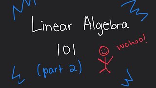 Linear Algebra Matrix Multiplication amp Independent Vs Dependent Vectors [upl. by Rue908]