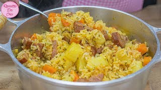 ALMOÇOJANTAR RÁPIDO DE UMA PANELA  PRONTO EM 25 MINUTOS E DELICIOSO  RECEITAS DA CRIS [upl. by Geraldina]