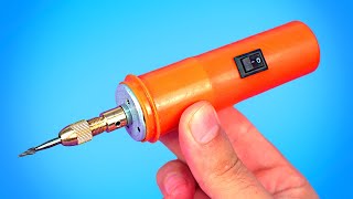 Amazing Mini Drill Tools made with recyclable materials [upl. by Schlessinger]