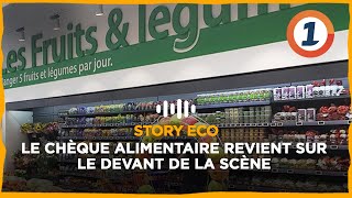 Le chèque alimentaire revient sur le devant de la scène [upl. by Ardnwahsal36]