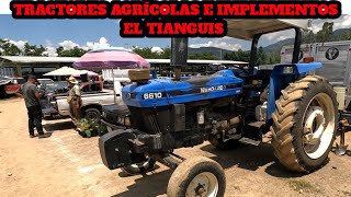 Tractores Case New Holland Lovol Implementos Agrícolas y Ford F350 en el Tianguis de Autos [upl. by Ahsitan]