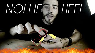 TUTORIAL COMO HACER NOLLIE HEELFLIP MUY FACIL  Alec Fingerboard [upl. by Bradshaw136]