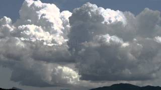 Cumulus Wolken Zeitraffer  cumulus clouds timelapse [upl. by Aikaj]