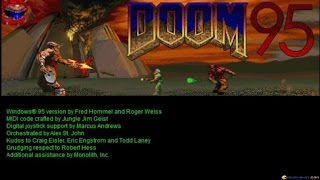 Doom 95 gameplay PC Game 1995 [upl. by Enayr]