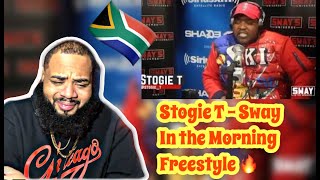 STOGIE T  FREESTYLE ON SWAY IN THE MORNING  REACTION SOUTH AFRICAN RAP 🇿🇦🔥🔥 [upl. by Atews]