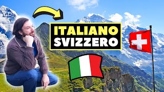 La lingua ITALIANA in SVIZZERA differenze con LITALIA [upl. by Annid97]