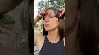 Awaken Your Third Eye AKA Gua Sha For Brows shorts [upl. by Hayilaa]