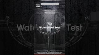 TECNO SPARK 30  IP64 Waterproof amp Dust Test [upl. by Torrence343]