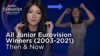 Then amp Now All Winners of Junior Eurovision 20032021 — New Releases amp Footage from the Artists [upl. by Leahplar]