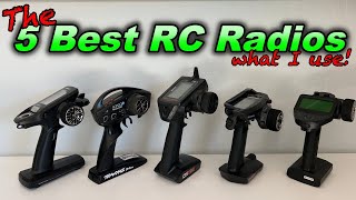 The 5 BEST RC Radio Transmitters what I use  Futaba Spektrum Sanwa Flysky [upl. by Adnuahsal]