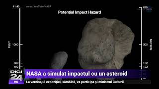 Experiment NASA Ce se întâmplă dacă Pământul este lovit de un asteroid [upl. by Aseefan122]