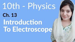 10th Class Physics Chapter 13  Introduction to Electroscope  Class 10 Physics Chapter 4 [upl. by Reamonn]