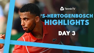 Fils Takes On Humbert Khachanov Griekspoor amp More Feature  SHertogenbosh 2024 Day 3 Highlights [upl. by Anahsed]