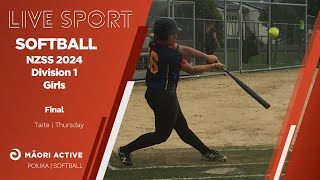 NZSS Softball Championships 2024  Girls Div 1  Grand Final One Tree Hill v Rosehill College [upl. by Eveivenej255]