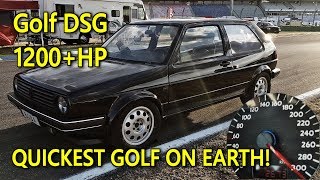 Brutal DSG Golf Mk2 1233HP World Record Video Best Of 2018 [upl. by Cogn455]