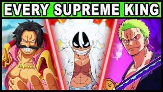 All 19 Conquerors Haki Users and Their Powers Explained One Piece Supreme King  Haoshoku Ability [upl. by Anaujal174]