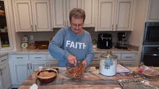 Learn how to easily make praline pecans  Simple dessert recipe for Southern pecans [upl. by Rebba]