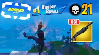 Fortnite Ranked Reload  High Kill Solo vs Squads OG Gameplay Keyboard amp Mouse [upl. by Thaddus23]