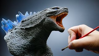 Godzilla Sculpture Timelapse  Godzilla vs Kong [upl. by Duff]