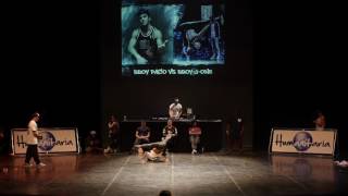 BBOY PACO VS BBOY JONE  Battle Humanitaria 2016 4K [upl. by Hteboj]