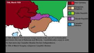 Partition of Czechoslovakia 19381939 [upl. by Flavio]