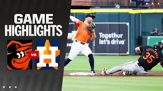 Orioles vs Astros Game Highlights 62124  MLB Highlights [upl. by Anne]