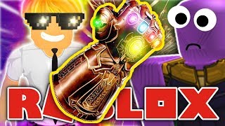 Roblox Infinity War  HOW TO BECOME THANOS  Roblox Super Heroes [upl. by Htiderem]