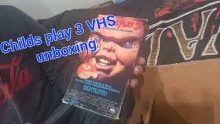 Childs play 3 VHS unboxing [upl. by Lunette]