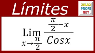 LÍMITES TRIGONOMÉTRICOS  Ejercicio 4 [upl. by Drofdarb]