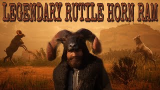 Tracking Legendary Rutile Horn Ram  Red Dead Online 4K [upl. by Doownil642]