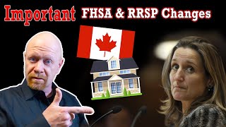 BREAKING NEWS Canadian FirstTime Home Buyer Changes FHSA amp RRSP  Chrystia Freeland [upl. by Attennod]