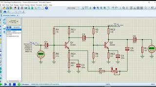 PROTEUS Multistage Amplifier amp Power Amplifier [upl. by Nicolella]