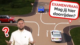 Nieuwste CBRexamen vraag  Mag jij hier doorrijden  Theorieexamen Tips amp Tricks [upl. by Ekle]