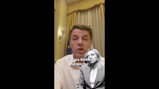 RENZI CONTRO GIORGIA MELONI quotÈ ASSURDO HA TAGLIATO I FONDI PER IL RIENTRO DEI CERVELLI IN ITALIAquot [upl. by Eve750]