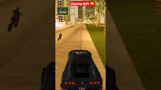 GTA vice City chasing thieft 😜gta5 cops gtavicecity youtubeshorts gta youtube gtav shorts [upl. by Dougie]